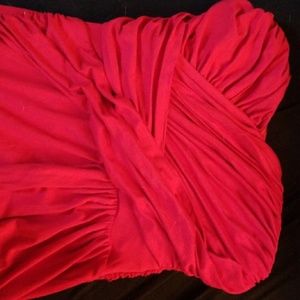 Express red dress